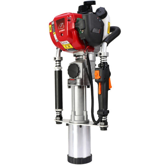 NNEMB 38cc 4-Stroke 40cc Petrol Post Driver-with Carry Case & 3 Piling Sleeves