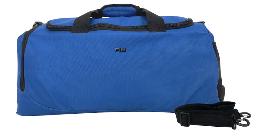NNEDSZ 60L FIB Sports Duffle Bag Duffel Gym Canvas Travel Foldable - Blue