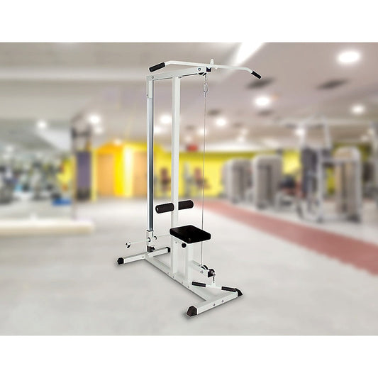 NNEDSZ Home Fitness Multi Gym Lat Pull Down Workout Machine Bench Exercise